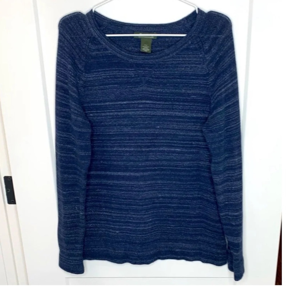 Eddie Bauer Men’s Heathered Navy Sweater